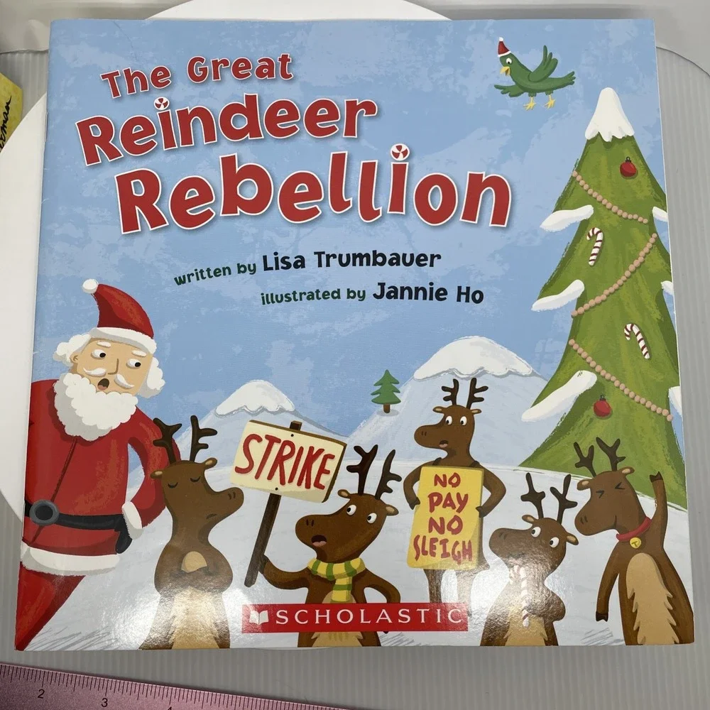 Lot 4‎ Christmas Scholastic Books Winter Holiday Corduroy Santa Christmas Gifts